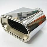 Endrohr Auspuff Blende Auspuffrohr Chrom Auspuffendrohr Universell Schalldampf Endstück Endrohrblende Sportauspuff Optik Tuning 43-57