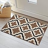 Homaxy Fußmatte innen 50x80cm, Waschbar Schmutzfangmatte Fussmatte rutschfeste Sauberlaufmatte Türmatte Fußabstreifer für Eingangsbereich, Haustür, innen und außen — B