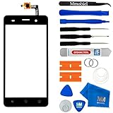 MMOBIEL Digitizer Touchscreen Front Glas Display Ersatzteil kompatibel mit Wiko Lenny 3 (Schwarz) 5.0 Inch inkl Werkzeug