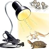 Schildkröten Wärmelampe Reptilien Terrarium Lampe, 25W 50W Reptilien Heizlampe UV Wärmespotlampe E27 UVA+UVB Wärmestrahler Aquarium Tiere zubehör für Schildkröte, Eidechse, Schlange,Spinne, Amphib