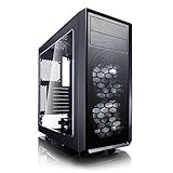 Fractal Design Focus G Black Window, PC Gehäuse (Midi Tower mit seitlichem Fenster) Case Modding für (High End) Gaming PC, schw