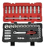 KS Tools 922.0640 Ultimate Steckschlüsselsatz, 12-kant, 1/2 Zoll, 39-teilig, Weiß