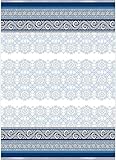 Bassetti Jacquard Plaid TREMEZZO | B1 Blau - 140 x 190