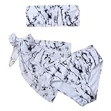 JUSHINI Bikini Set Damen Plus Size Print Tankini Beachwear Gepolsterte Badebekleidung Dreiteiliger Badeanzug Bikinihose Strandkleidung Bademode-Bh28