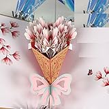 YCDtop 3Pcs 3D Pop Up Verlobungskarten Liebhaber Hochzeitseinladung Grußkarten Laser Cut Jubiläumsk