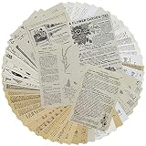 134 Blatt/4 Sets Vintage Scrapbook Papier Junk Journal Seiten Kraftpapier Antik Klassisch Decoupage Papier Ephemera Pack Kraftpapier für Scrapbooking Tagebuch Dekorative Decoupage Handwerk