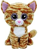 TY 37034 - Tabitha Buddy gescheckte Katze mit Glitzeraugen, Glubschi's, Beanie Boo's, Large, 24