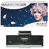 Hainberger XXL Toner MLT-D111S schwarz, 1500 Seiten (+50%!) bei 5% Deckung, kompatibel für Samsung MLT-D111S/ELS für Samsung Xpress M 2000 Series, M 2020, M 2020 W, M 2021, M 2021 W, M 2022, M 2022 W, M 2070, M 2070 F, M 2070 FW, M 2070 W, M 2071 FH, M 2071 FW, M 2071 HW, M 2071 W