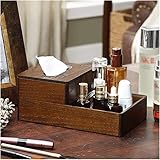 RENYC Tücherbox Mode Tissue Box Tissue Box Cover mit abnehmbarem Speicher Tray Pastoralen Stil Multifunktionsablettetuch Gewebehalter Gesichtsgewebe Dispenser Schublade Papierspender,Home O