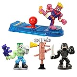 Akedo 14232 Ultimate Arcade Warriors Starter Pack Mini Battling Action Figuren Ready, Fight, Split Strik