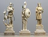 greekartshop Set 3 griechische römische Göttin (Artemis Demeter) Statue Skulptur Fig