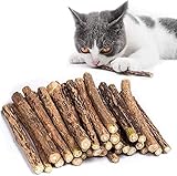 30 Stück Katzenminze Sticks Katzen Zähne Reinigung Stock Matatabi Katze Kausticks Matatabi-sticks Katzenspielzeug Matatabi Katzenspielzeug Reinigung Zähne Reine Natürliche Katzenminze Spielzeug