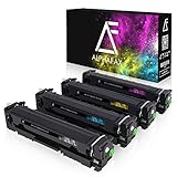 4 Alphafax Toner kompatibel mit HP 201X ersetzt CF400X-403X