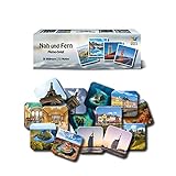 Starnberger Spiele - Nah und Fern Memospiel - 36 beliebte Reiseziele in Deutschland und ihre berühmten Doppelgänger auf der ganzen Welt - Familienspiel, tolles Geschenk für Reiseliebhab