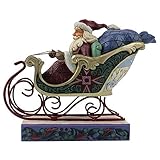 Enesco 6008765 Jim Shore Heartwood Creek Weihnachtsmann im Schlitten Worldwide Event Fig