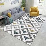 flurteppich Blauer Teppich, Dreiecksmuster, einfache Mechanik, pflegeleicht, waschbarer Teppich Teppich jugendzimmer -Blau_180x240