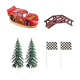 Dekora - 350142 Disney Cars Tortenfigur mit Tortentoppers, B