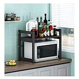 küchenwagen Single Layer Retractable Küche Mikrowelle Regal Desktop-Arbeitsplatte Reiskocher Ofen Storage Rack for eine breite Palette von Aufsatz-Speicher Küchenregal ( Size : L62CMxW38CMxH48CM )