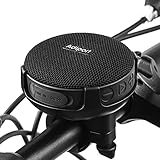 Adiport Bluetooth Fahrradlautsprecher, BT 5.0 Lautsprecher Fahrrad, Verbesserter Bass und lauter Sound, 10 Stunden Spielzeit, IPX7 Wasserdicht und Stoßfest für Outdoor F