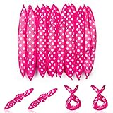 Wodasi Flexible Schaum Schwamm Lockenwickler, 20 Stück Pink Lockenwickler Rollen, Haar Locken Curler Ohne Hitze Machen, Lockenwickler Curler, Lockenwickler über N