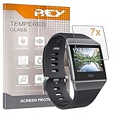 REY Pack 7X Displayschutzfolie für Fitbit Ionic, Premium-Q