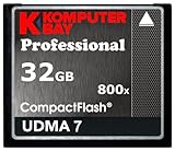 Komputerbay 32GB Professional Compact Flash Karte 800X CF 120MB/s Extreme Speed UDMA 7 RAW