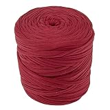 SIDCO Bändchengarn T-Shirt Garn T Yarn Textilgarn bordeaux Taschenhäkelgarn recy