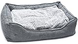 PetPäl Premium Hundebett - Größe XXL - Hundekorb für große Hunde - Hundekissen mit Warmer Polsterung & Rutschfestem Boden - Kuscheliger, Flauschiger Hundeplatz - Größe XXL, Maße: 120x80