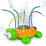 Wassersprinkler Spielzeug für Kinder, Wasserspielzeug Garten Spielzeug, Sprinkler Kinder Spielzeug, Kinder Sommer Wassersprühsprinkler mit Schildkröt für Hinterhof, Rasen, Spielen im Freien, G