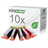 Kineco kompatibel mit Canon PGI-570 XL CLI 571 XL Druckerpatronen [10] für Canon Pixma MG5750 MG5751 MG5752 MG5753 MG6850 MG6851 MG6852 MG6853 TS5050 TS5051 TS5053 TS5055 TS6050 TS6051 TS6052