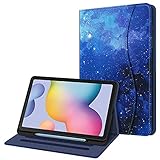 Fintie Hülle für Samsung Galaxy Tab S6 Lite, Soft TPU Rückseite Gehäuse Schutzhülle mit S Pen Halter und Dokumentschlitze für Samsung Tab S6 Lite 10.4 Zoll SM-P610/ P615 2020, S