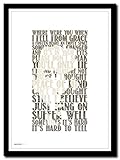 Poster mit Songtext Depeche Mode – Suffer Well – A3, limitierte Auflage #24