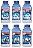 Finish Maschinenpfleger Regular Spülmaschinenreiniger Anti Kalk und Fett 6er Sparpack (6 x 250ml)