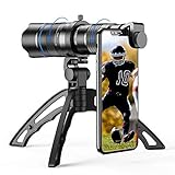 Apexel Zoomobjektiv HD 20-40X mit Stativ, Teleobjektiv, für Handy, für iPhone, Samsung und andere Smartphones, gut für Jagd, Camping, Sp