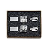 VALDERO® Herren Manschettenknöpfe -'Silver Starter' in Box
