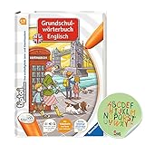 tiptoi Ravensburger Buch | Grundschulwörterbuch Englisch + Kinder ABC Buchstaben Sticker von Collectix