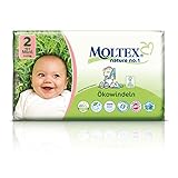 Moltex Nature No. 1 Ökowindeln, Größe 2 (Mini), 3-6 kg, (1 x 42 Windeln)