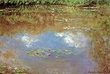 Claude Monet Waterlilies Water Landscape Clouds 1903 c28328 A2 Canvas - Gestreckt, fertig zum Aufhängen (20/16 inch)(51/41 cm) - Film Wanddekoration Kunst Schauspieler Schauspielerin Geschenk