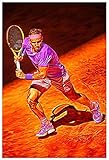 Leinwand kunst 30x45cm Kein Rahmen Tennisspieler Rafael Nadal Poster Wohnzimmerdekoration Bilder für Wandkunstdruck