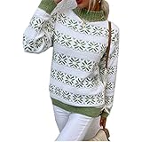 ZYYM Pullover Damen Winter Elegant Rollkragenpullover Strickpullover Grobstrickpullover Langarm Lose Pulli Oberteile Grobstrick Strickpulli Damen Winterpullover Warmer Mode Pullover Strickp