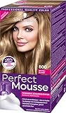 Schwarzkopf Perfect Mousse Permanente Schaumcoloration, 800 Mittel-Blond Stufe 3, 3er Pack (3 x 93 ml)