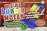 Meine bunten Noten für Klavier, Keyboard, Melodica , Triola: Bekannte & beliebte W