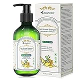 AOVSHEY Haarwachstum Shampoo 300ML Anti-Haarausfall Anti-Haarverlust Shampoo Gegen Haarausfall Regenerierend Wachstumsfördernd, Pflegeshampoo für kräftiges Haar & mehr V