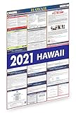 Hawaii 2021 Labor Law Poster - All in One State and Bundesarbeitsrecht Poster für Arbeitsplatzk