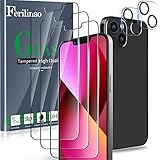 Ferilinso Entworfen für iPhone 13 Panzerglas, 3 Stück HD Klar Schutzfolie mit 2 Stück Kamera Panzerglas, Hülle Freundlich, Kameraschutz, Displayschutzfolie, 6.1 Zoll 5G, 9H H