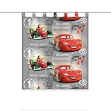 Herding Vorhang Disney's Cars, Polyester, Mehrfarbig, 160 x 140