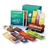INNERME - Healthy Sports Box - Testpaket Bio & vegane Sportnahrung - Riegel, Gele, Sportgetränk und Pflanzenproteine - 12 Stück