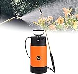 A Minimalist Life Drucksprühgerät, Gartenspritze 5 L mit Überdruckventil, Verstellbare Düse, Verstellbarem Schultergurt, Genaue Skala, Rückenspritze für Gieße Blumen Garten, Düngen, Autopfleg