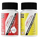 MOTIONCOLORS Coronet Gold Metallic WA4023 für Pontiac Autolack Lackstift Set Basislack und Klarlack je 50