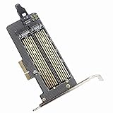 Generic SSD-Erweiterungskarte PCIe auf M.2 NVME-Adapter M-Schlüssel B-Schlüssel für Desktop-PC